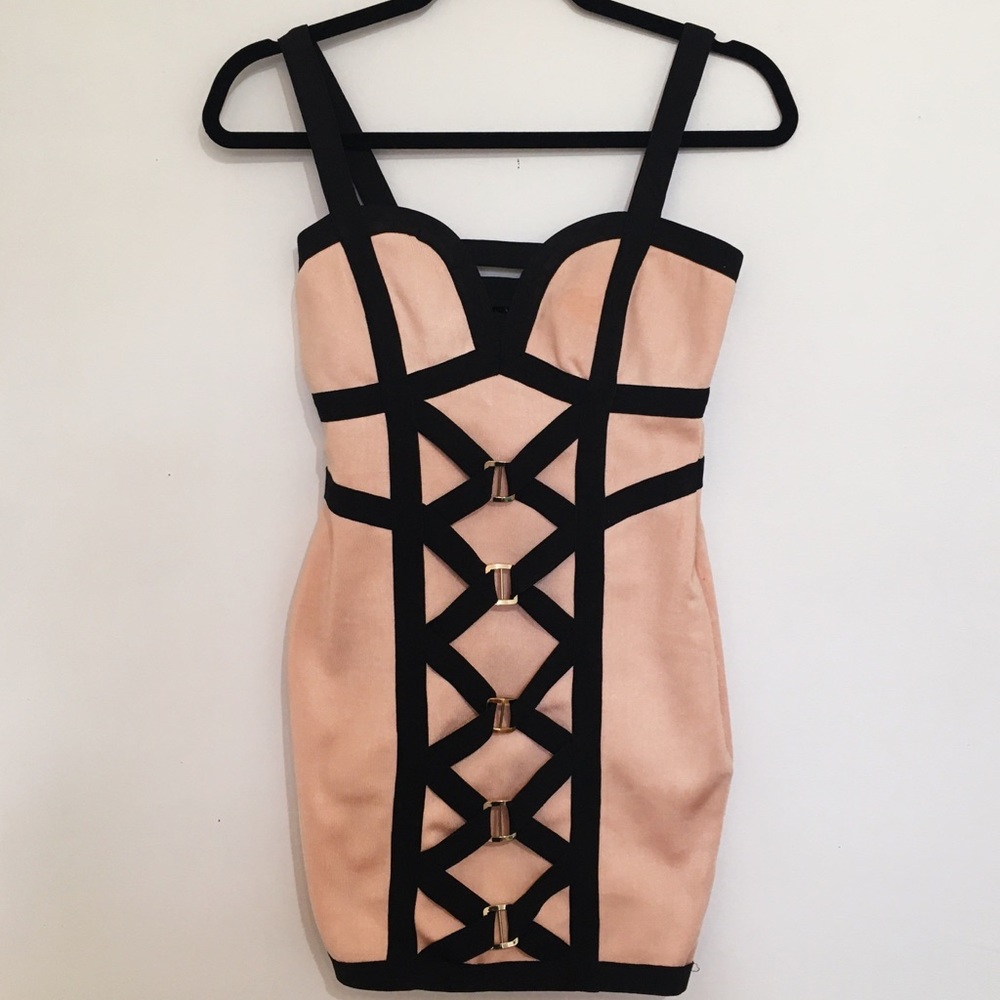 Light Pink Body Con Dress